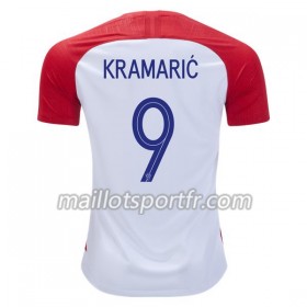 Maillot de Foot Croatie Kramaric 9 Domicile Coupe du monde 2018